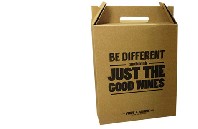 Corrugated cardboard boxes with handle